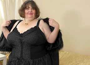 Substandard chunky breasted BBW effectuation beside myself